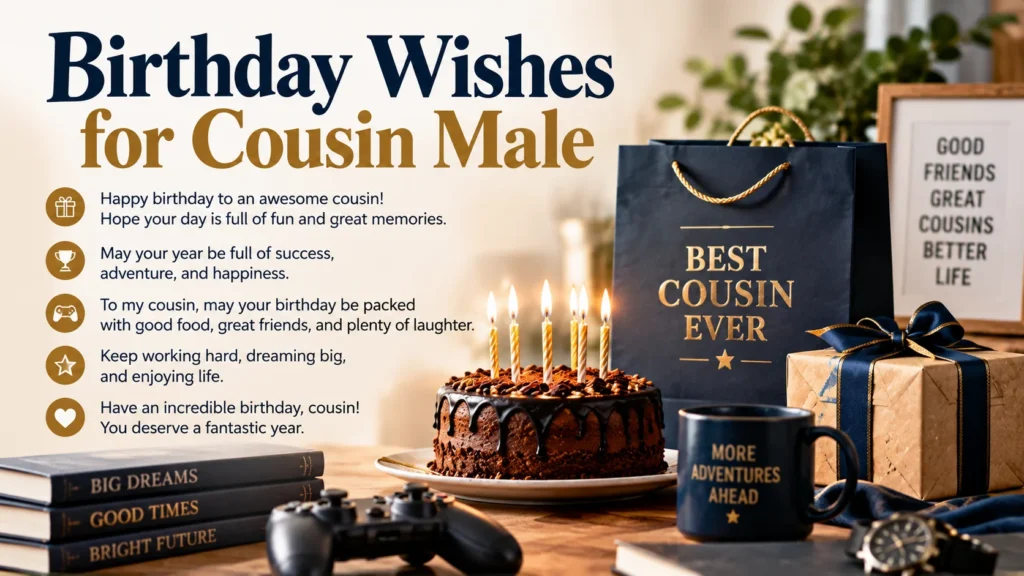 Birthday Wishes for Cousin Male