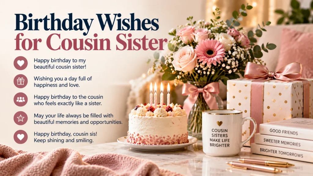Birthday Wishes for Cousin Sister