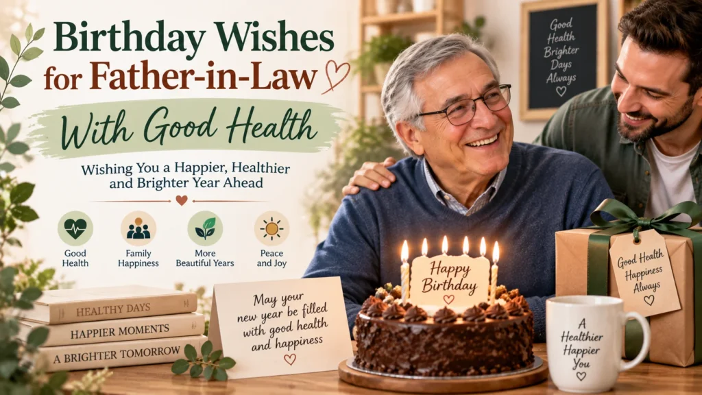 Birthday Wishes for Father-in-Law With Good Health
