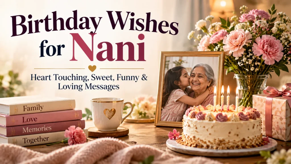 Birthday Wishes for Nani Heart Touching, Sweet, Funny & Loving Messages