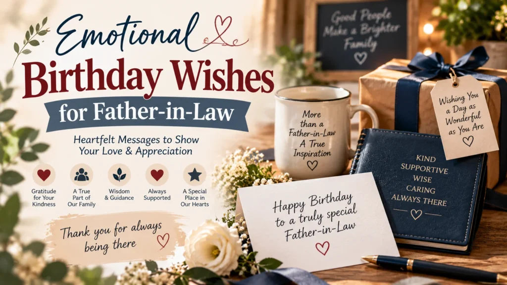 Emotional Birthday Wishes for Father-in-Law