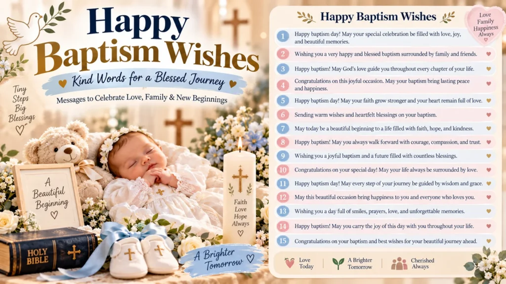 Happy Baptism Wishes