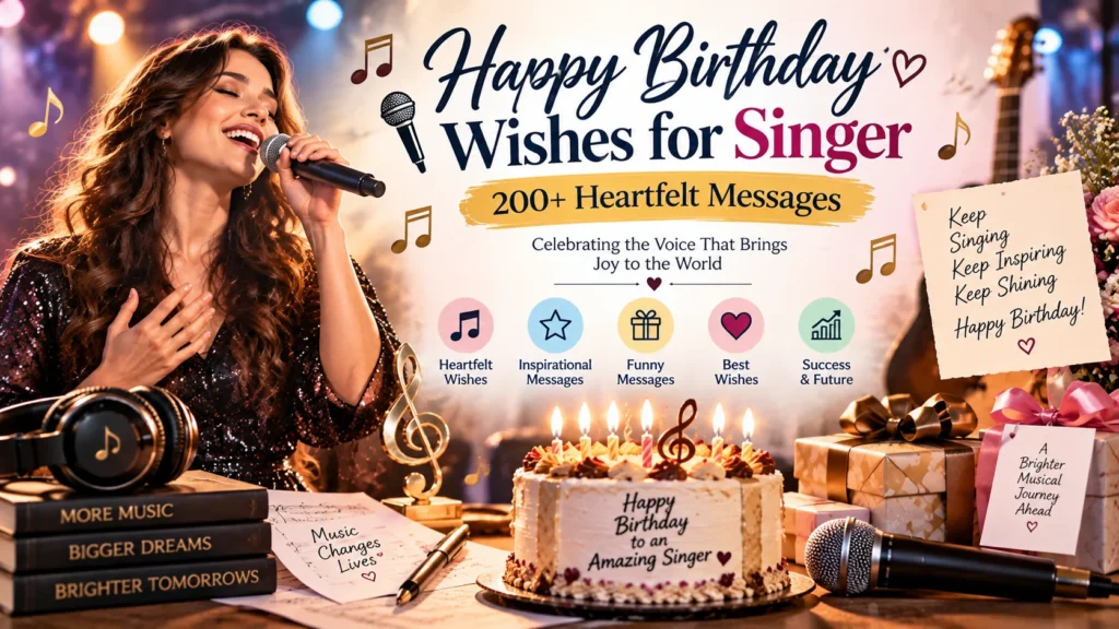 Happy Birthday Wishes Best Wishes for Singer