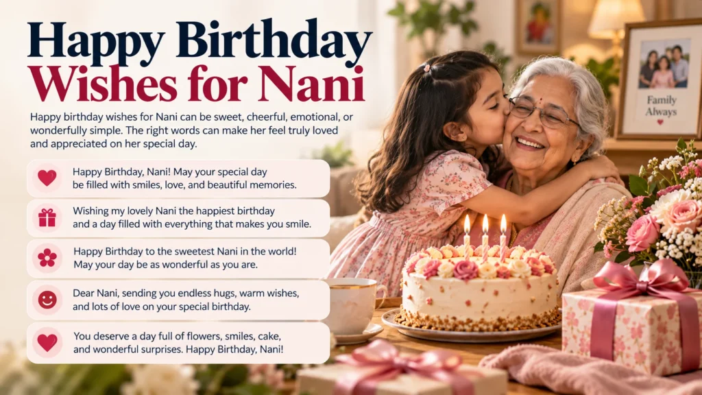 Happy Birthday Wishes for Nani
