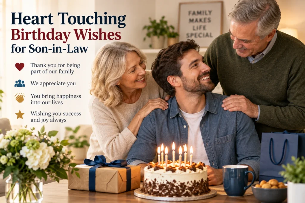 Heart Touching Birthday Wishes for Son-in-Law