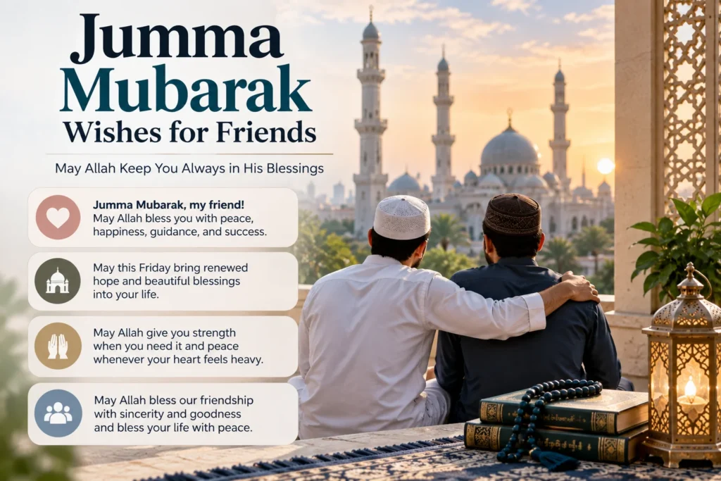 Jumma Mubarak Wishes for Friends
