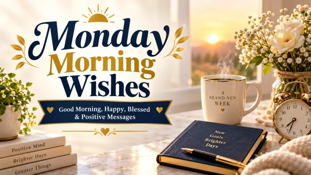 Monday Morning Wishes Good Morning, Happy, Blessed & Positive Monday Message