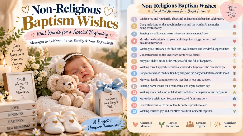 Non-Religious Baptism Wishes