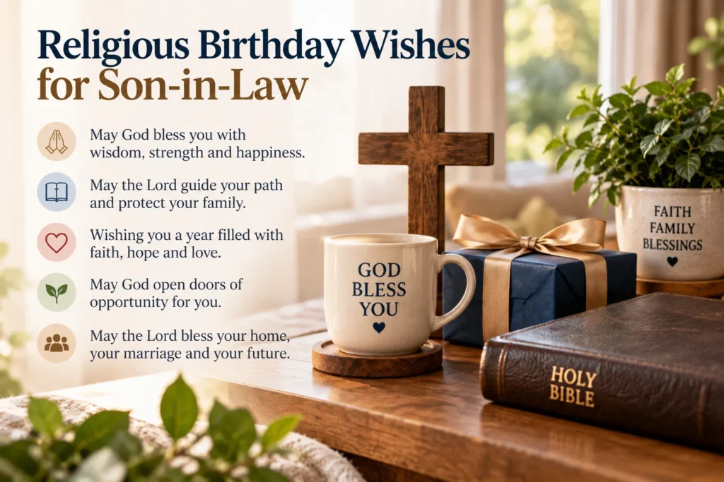 Religious Birthday Wishes for Son in Law