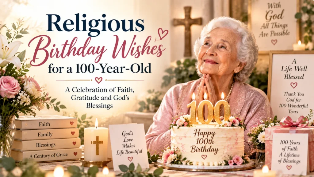 Religious Birthday Wishes for a 100-Year-Old