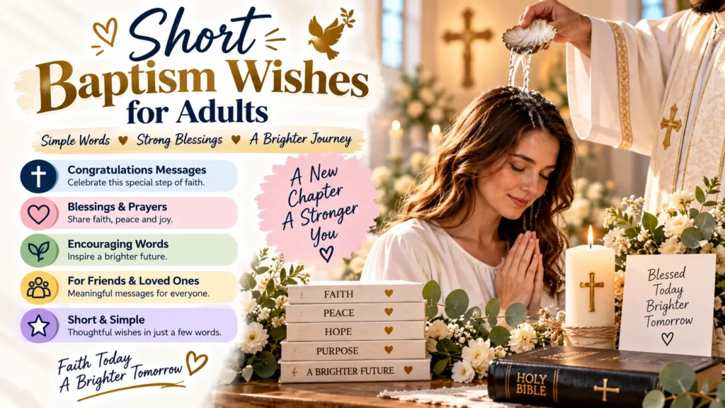Baptism Wishes for Adults