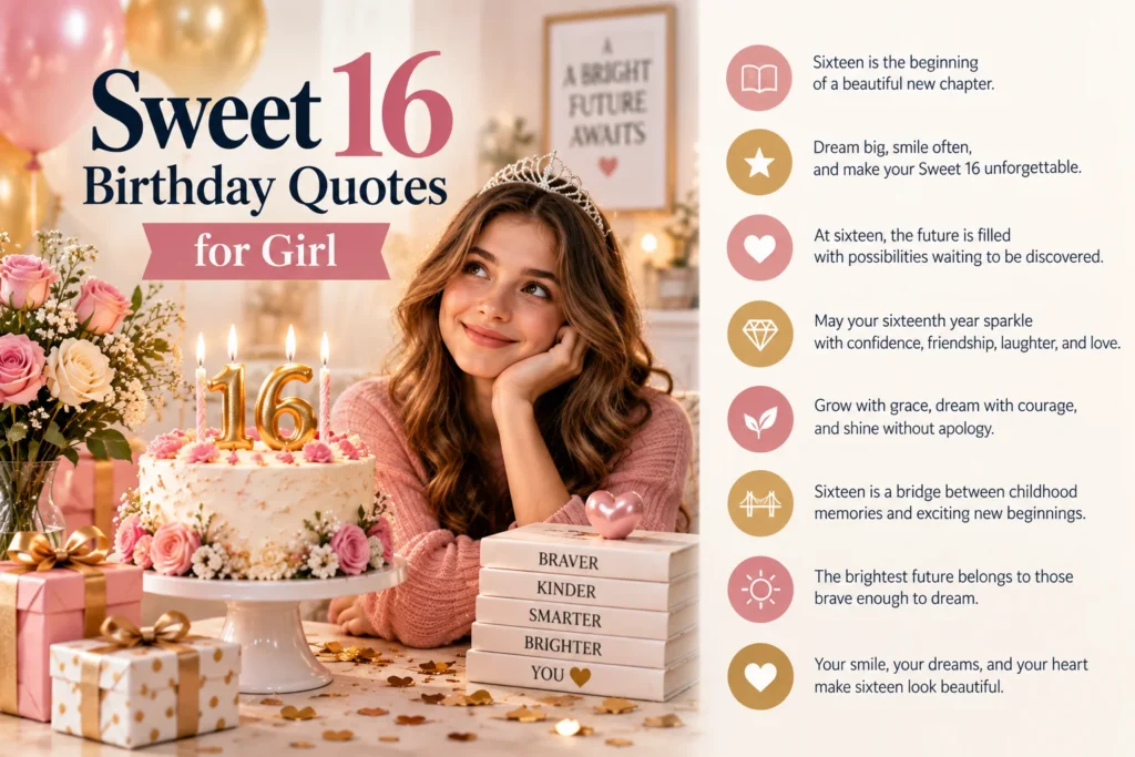 How to Write the Perfect Sweet 16 Birthday Wish for a Girl
