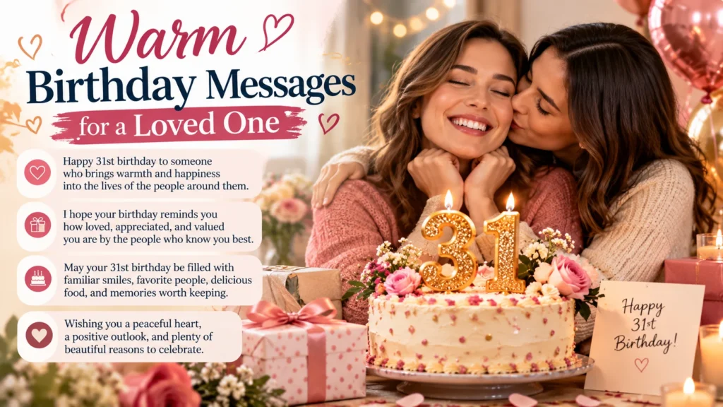 Warm Birthday Messages for a Loved One