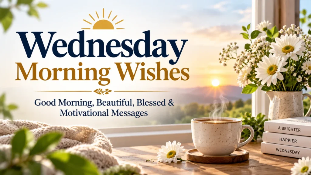 Wednesday Morning Wishes Good Morning, Beautiful, Blessed & Motivational Messages