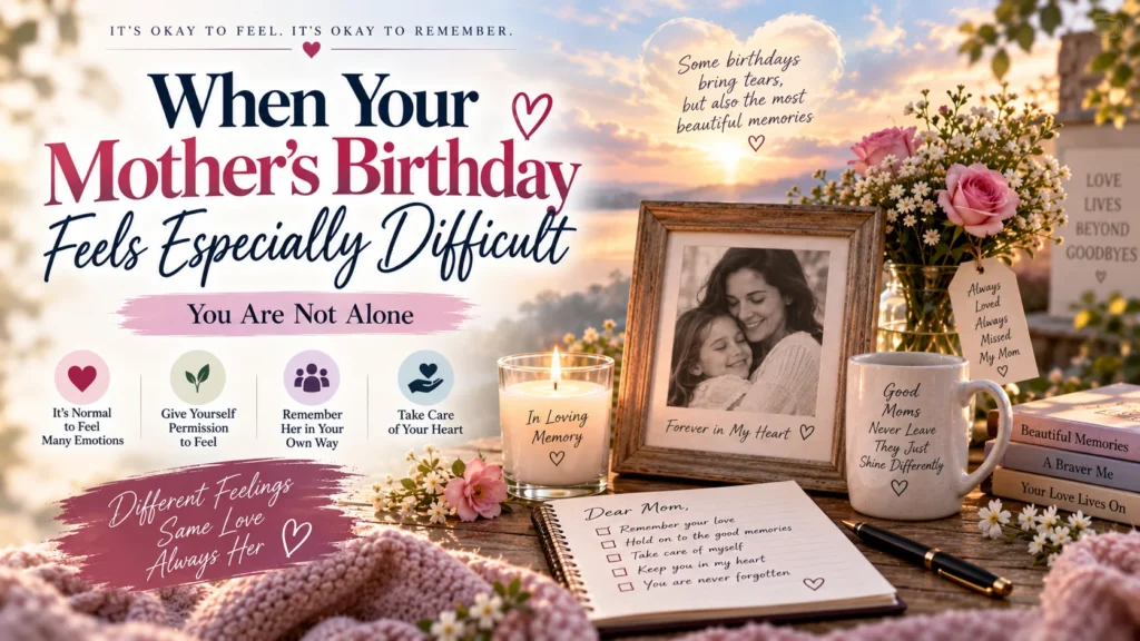 When Your Mother's Birthday Feels Especially Difficult
